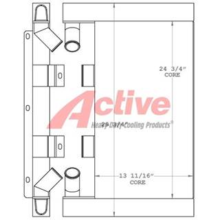 Lull Charge Air Cooler (ATAAC) for a Lull G10-55A