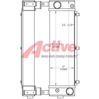 Kubota Charge Air Cooler (ATAAC) for a Kubota KEA12-7000 Series