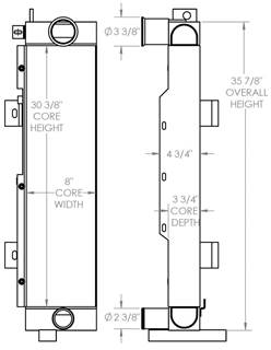 Volvo EC160 Charge Air Cooler