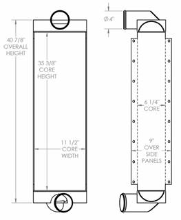 Wirtgen W150 Charge Air Cooler