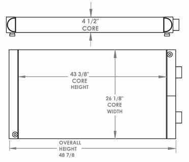  Industrial Charge Air Cooler

OE Numbers:
280561
280561N