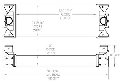 Terex 320SR Crusher Charge Air Cooler

OE Numbers:
280563
280563N