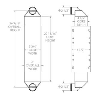 Caterpillar Skidsteer Charge Air Cooler

OE Numbers:
280574
280574N
3453471