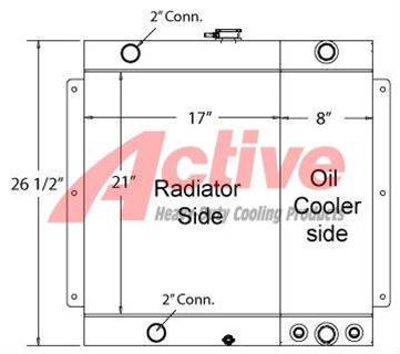 ASV Posi-Track RC50 Cooling Assembly for a Asv RC50