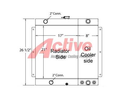 ASV Posi-Track RC50 Cooling Assembly for a Asv RC50