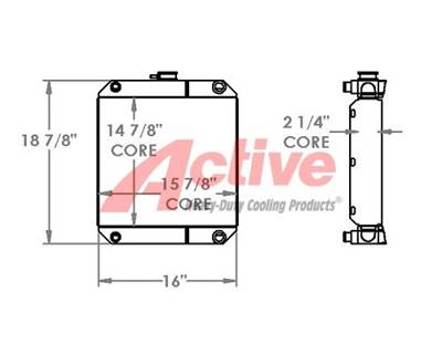 BOMAG BMP 8500 Cooling Assembly