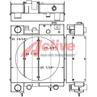 CME 55 / 550X Cooling Assembly