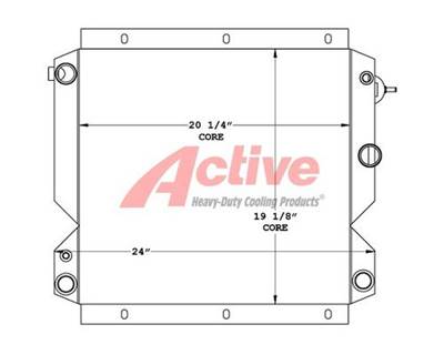 Caterpillar 216B Cooling Assembly