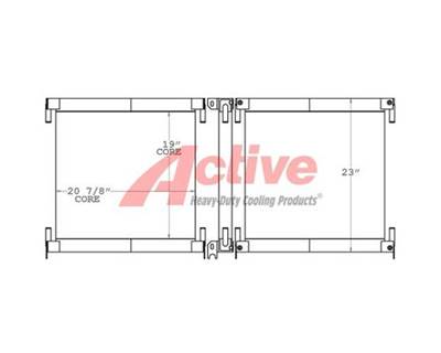 Caterpillar 420D Cooling Assembly