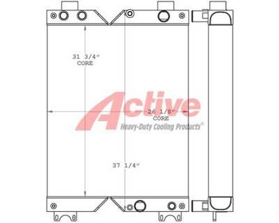 Caterpillar D5K LPG Cooling Assembly