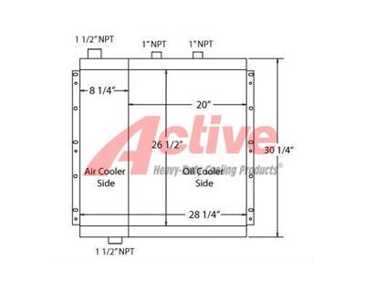 Gardner Denver ECHSJD Cooling Assembly