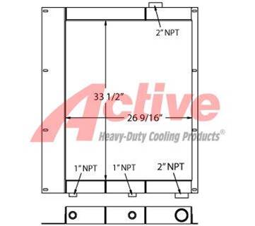 Gardner Denver Cooling Assembly for a Gardner Denver Compressor
