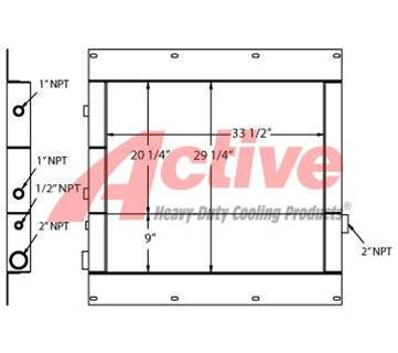 Gardner Denver Cooling Assembly for a Gardner Denver Compressor