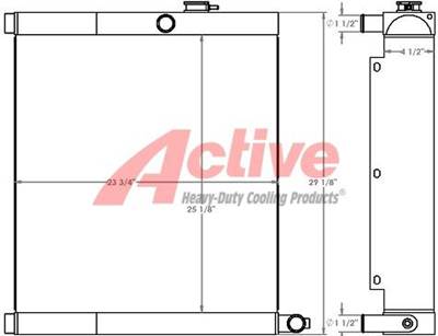 Gehl V330 Cooling Assembly