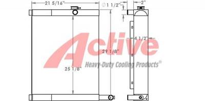 Gehl V330 Cooling Assembly