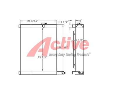 Gehl V330 Cooling Assembly