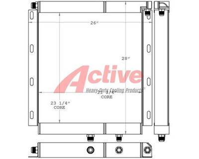 Gradall G9-43A Cooling Assembly