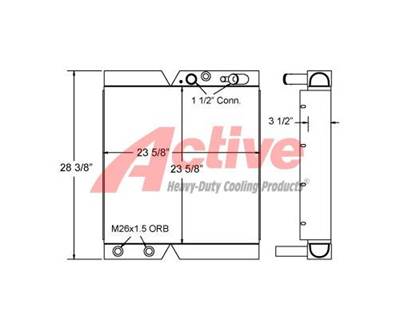 John Deere 304J Cooling Assembly
