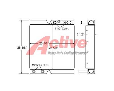 John Deere 304J Cooling Assembly