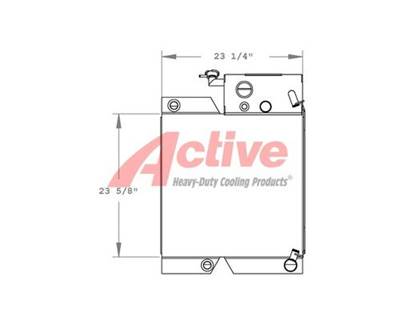 John Deere 324H-344H Cooling Assembly