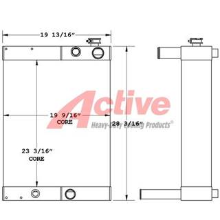 John Deere 344J Cooling Assembly for a John Deere 344J Wheel Loader