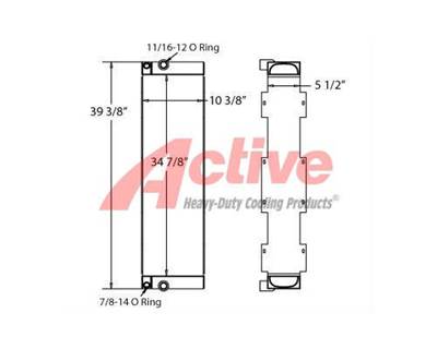 John Deere 450J Cooling Assembly