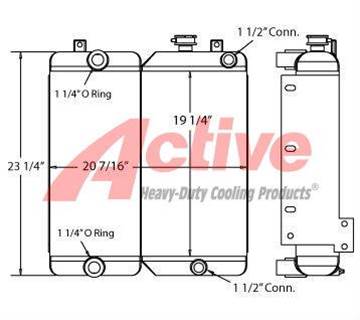 Komatsu SK1020 Cooling Assembly