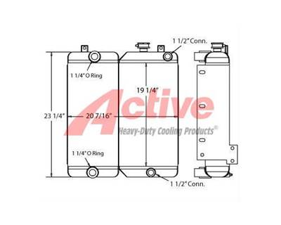 Komatsu SK1020 Cooling Assembly