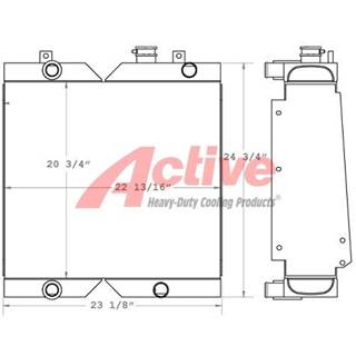 Komatsu SK1026-5 Cooling Assembly