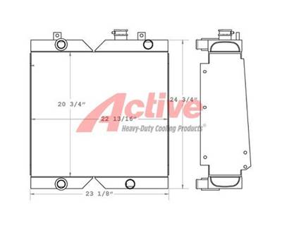 Komatsu SK1026-5 Cooling Assembly