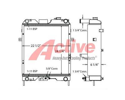 Komatsu WB146-5 Cooling Assembly for a Komatsu WB146-5 Backhoe Loader