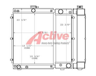Kubota Cooling Assembly for a Kubota KEA12-7000 Series
