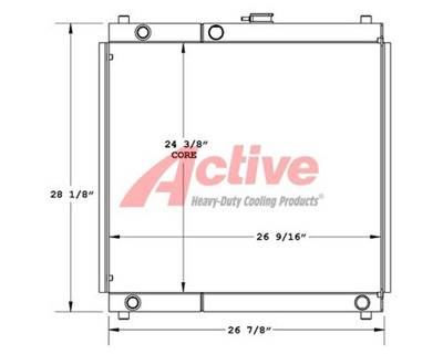 Kubota SVL90 Cooling Assembly