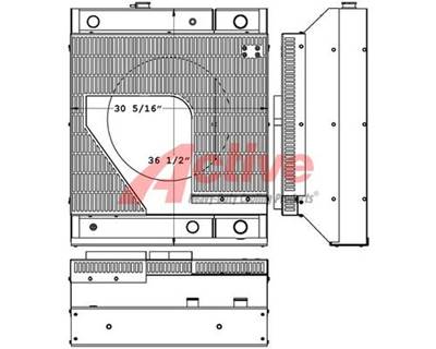 Kubota V3800 Cooling Assembly