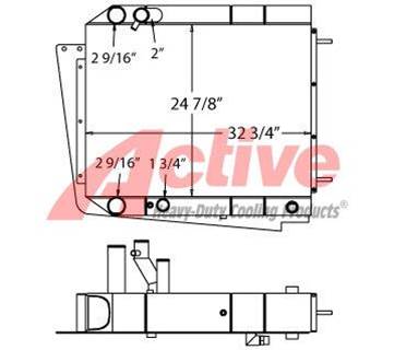Lull 944E-42 Cooling Assembly
