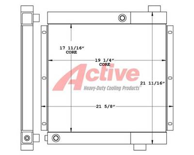Quincy Cooling Assembly for a Quincy Air Compressor