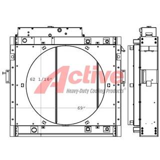 Schramm Cooling Assembly for a Schramm Drill Rig