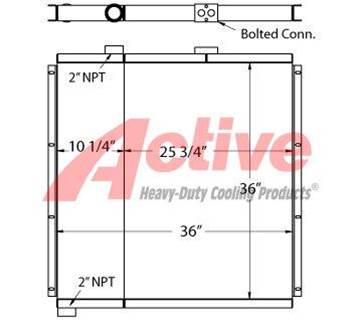 Sullivan-Palatek 100 HP Compressor Cooling Assembly for a Sullivan Palatek 100 HP Compressor