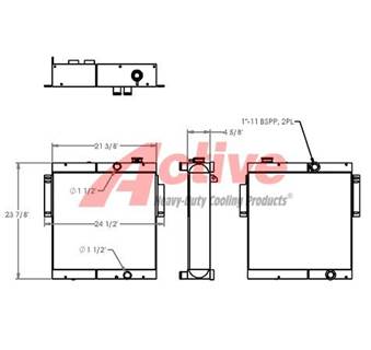 Takeuchi TB145 Cooling Assembly