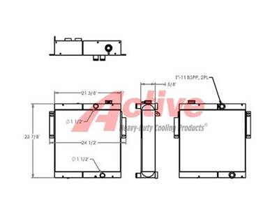Takeuchi TB145 Cooling Assembly