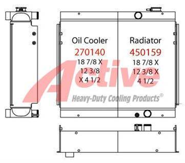 Takeuchi TB180 Cooling Assembly