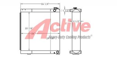 Takeuchi TL12 Cooling Assembly