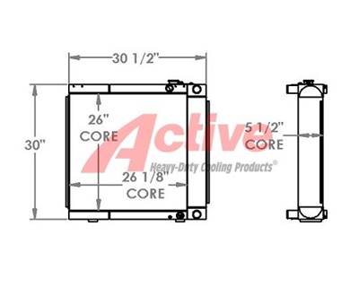 Takeuchi TL12 Cooling Assembly for a Takeuchi TL12 High Flow Skid Steer