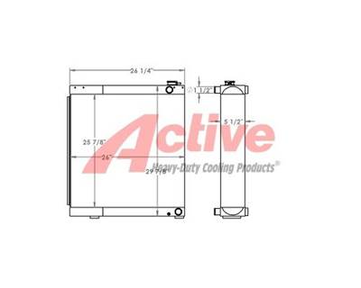 Takeuchi TL12 Cooling Assembly