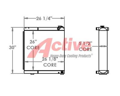 Takeuchi TL12 Cooling Assembly