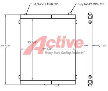 Terex RT450 Cooling Assembly