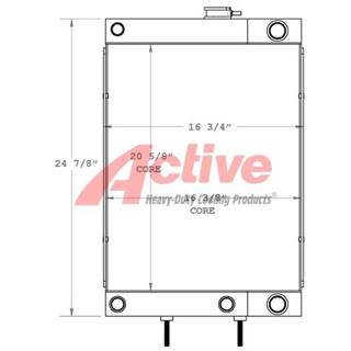 PowerBoss Cooling Assembly for a Power Boss Sweeper