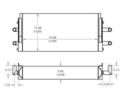 Vermeer T655 Cooling Assembly
