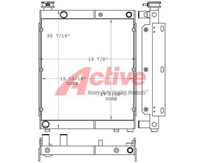 Volvo DD25B Cooling Assembly for a Volvo Ce DD25B