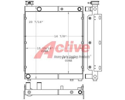 Volvo DD25B Cooling Assembly